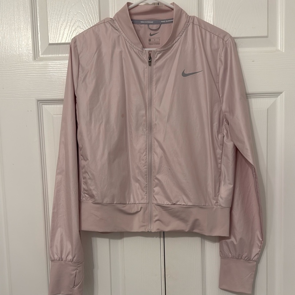 Nike Women's Light Pink Bomber Jacket